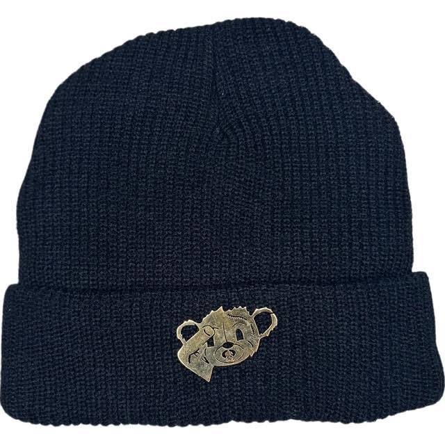 Black Golden Metal Chosen Beanie