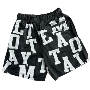 Certified Black Mesh Shorts