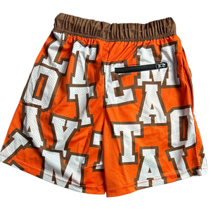 Certified Orange Mesh Shorts