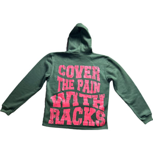 Olive Green Racks Hoodie